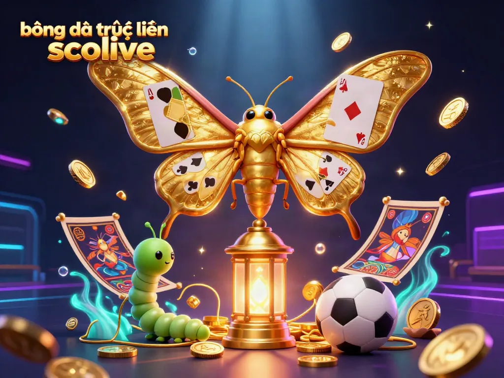Engage in bóng đá trực tuyến socolive betting with dynamic casino scenes, golden coins, and vibrant 3D elements.